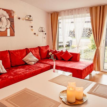 W5 - Urlaubsmagie - Wohnung Mit Grill, Terrasse & Pool Lichtenhain  Exteriör bild