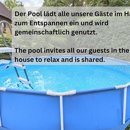 W5 - Urlaubsmagie - Wohnung Mit Grill, Terrasse & Pool Lichtenhain  Exteriör bild