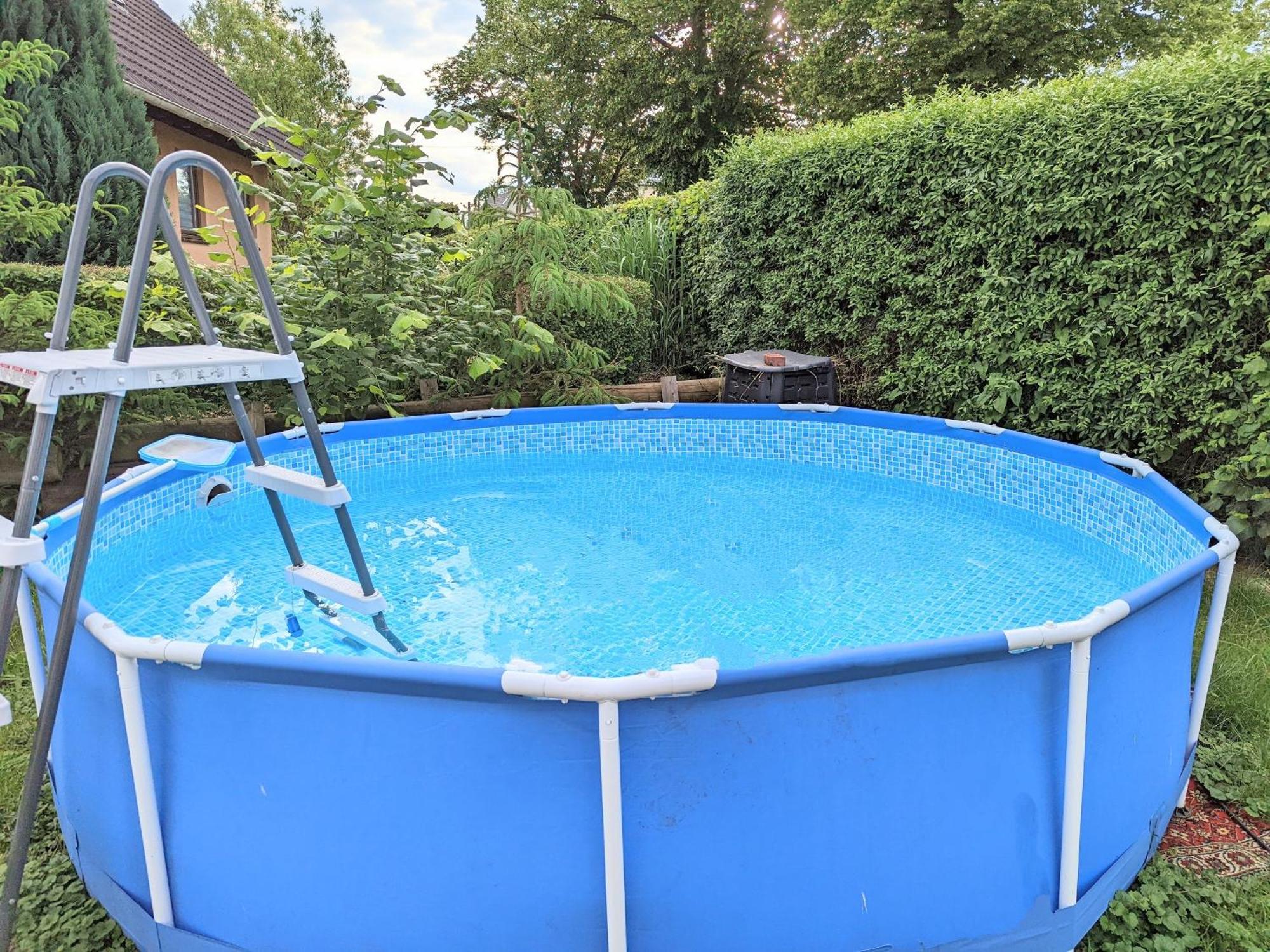 W5 - Urlaubsmagie - Wohnung Mit Grill, Terrasse & Pool Lichtenhain  Exteriör bild