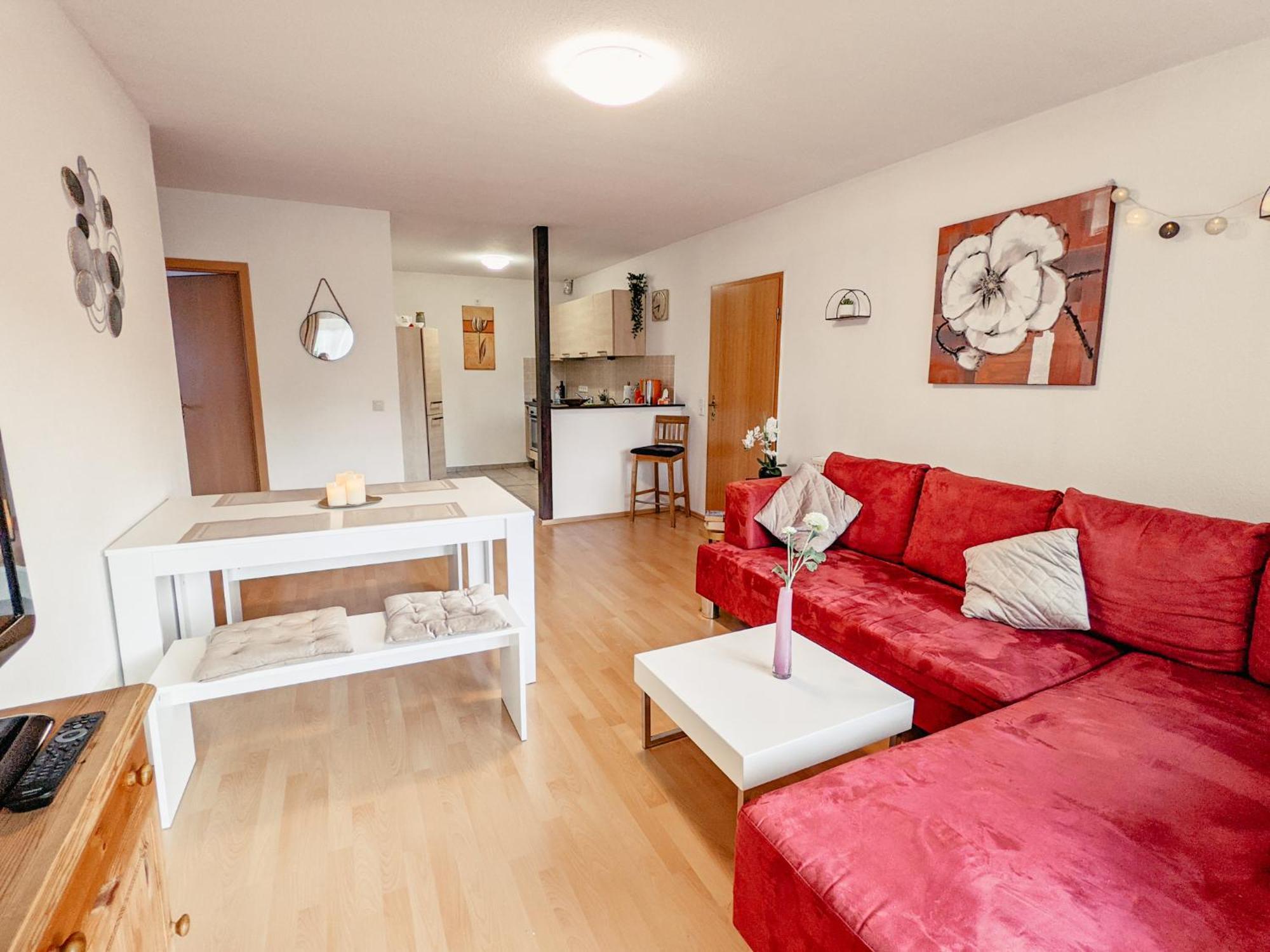 W5 - Urlaubsmagie - Wohnung Mit Grill, Terrasse & Pool Lichtenhain  Exteriör bild